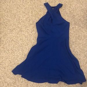 Express royal blue cocktail dress